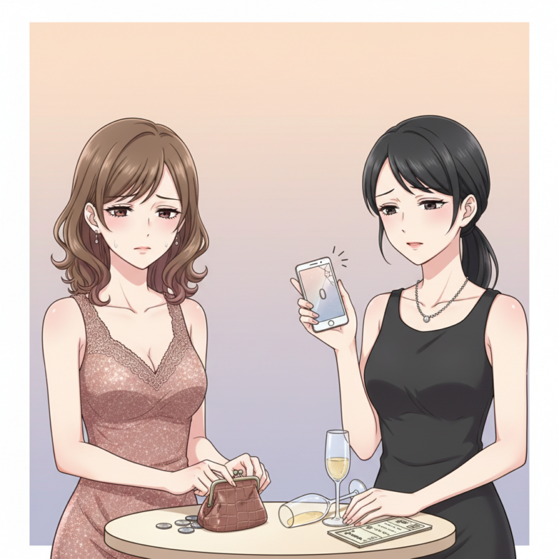 キャバ嬢 稼げないの解説イメージ