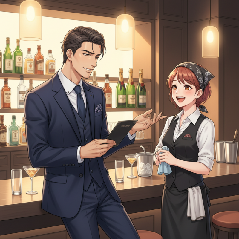 ガールズバーでシャンパンを頼む前に！デキる男が知るべき3つの基本