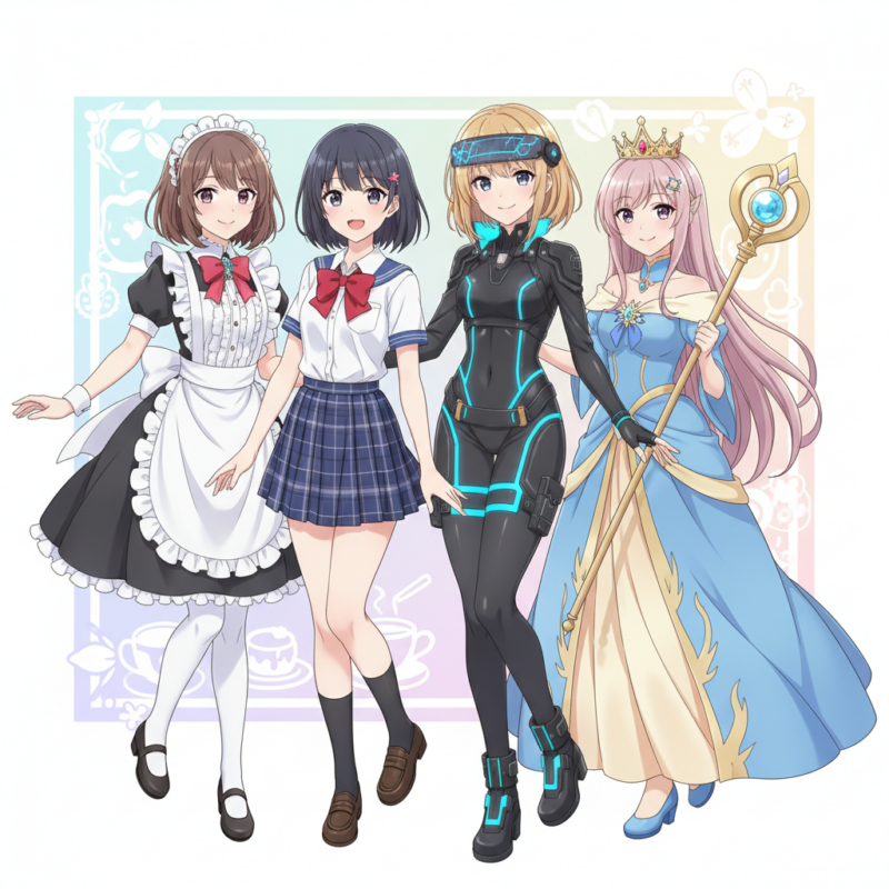 あなたはどれが好き？系統別コンカフェコンセプト12連発