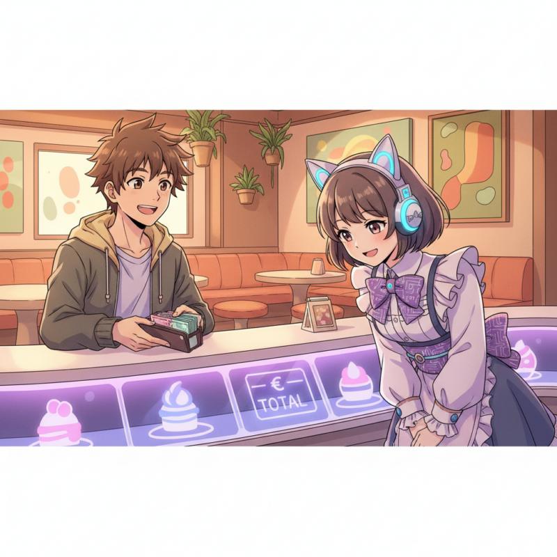 コンカフェの料金相場は1回3,000円～8,000円が目安