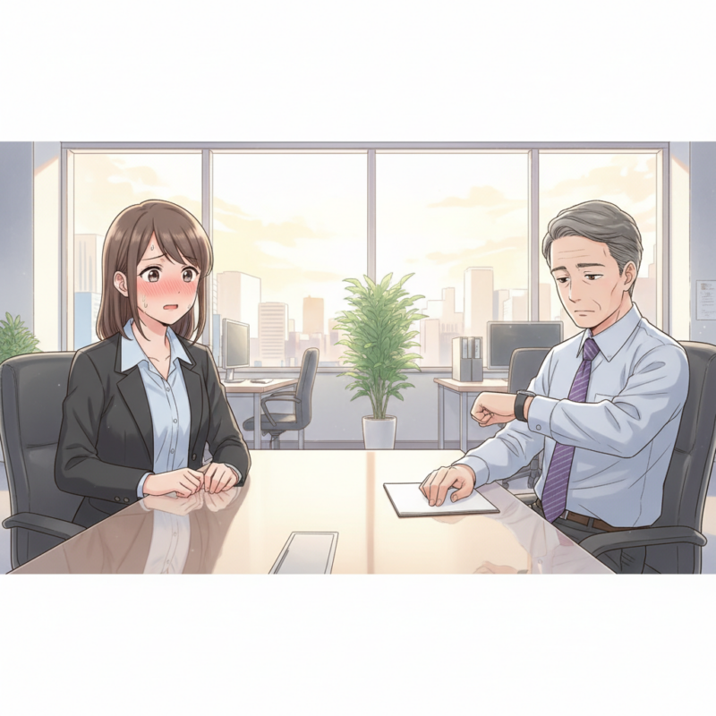 面接中にわかるかも？採用担当者が見せる不採用フラグ