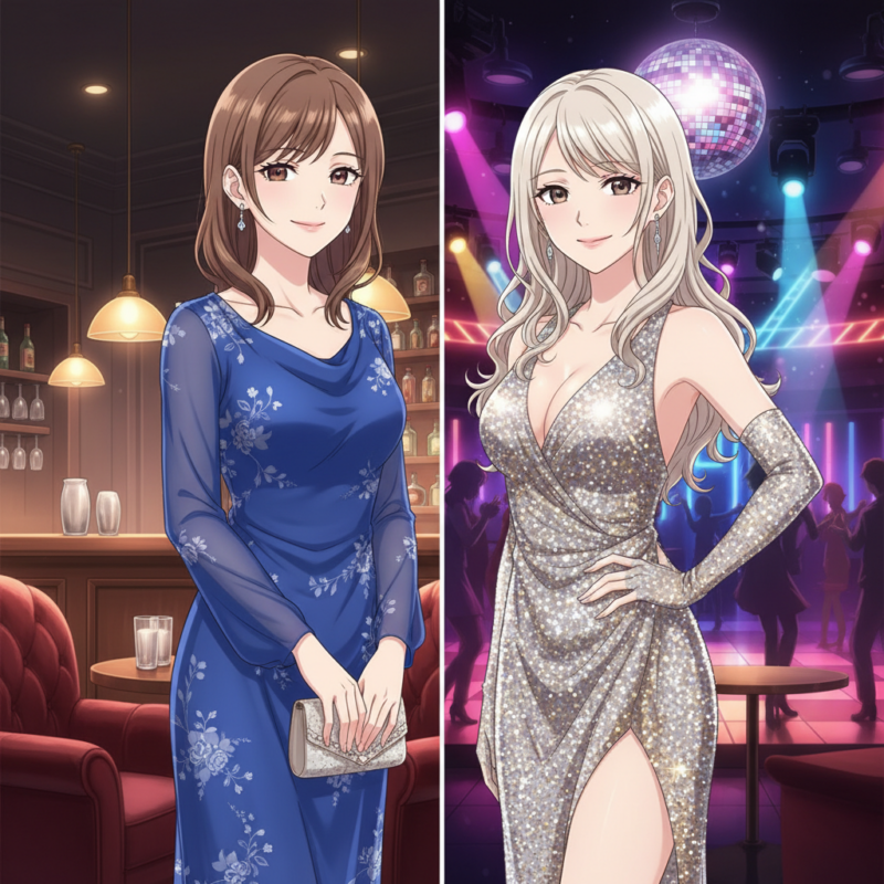 まずは結論！ラウンジ嬢とキャバ嬢の5つの違いを一覧比較