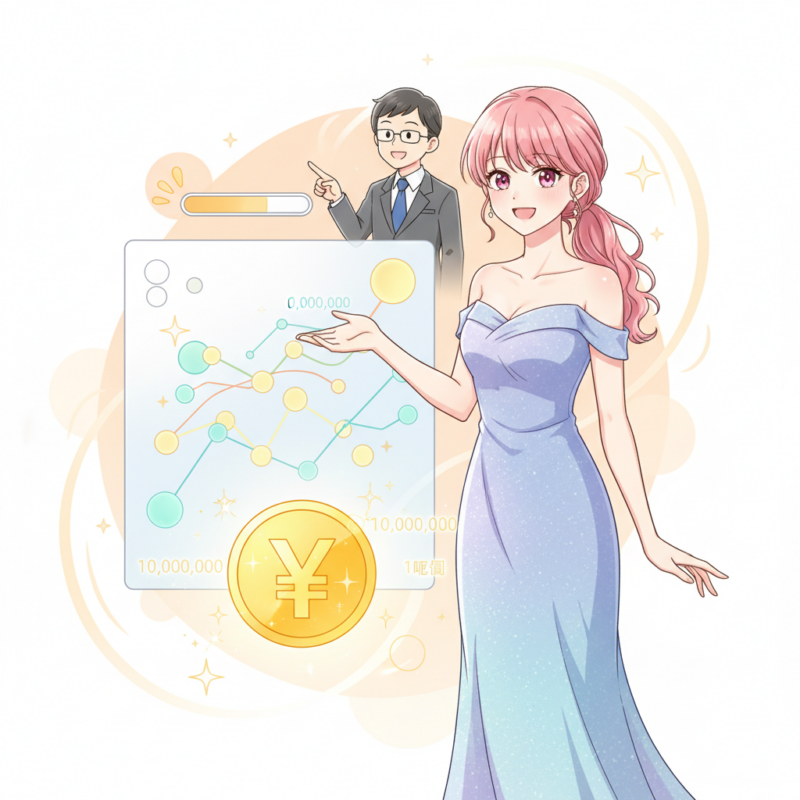 ラウンジ嬢の年収はいくら?1000万プレイヤーの給与システムを解説