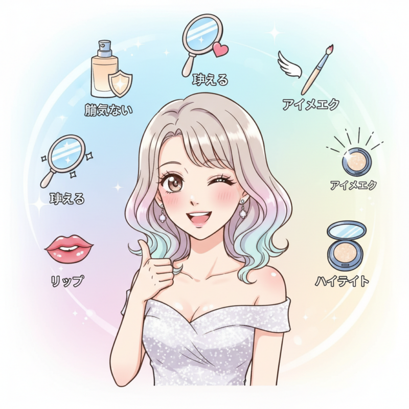 これで完璧！崩れない＆映えるラウンジ嬢メイク5つの鉄則