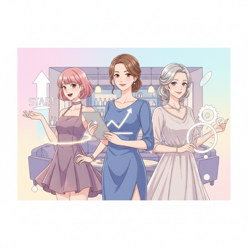 会員制ラウンジ嬢の年齢制限の実態、2026年最新の採用傾向