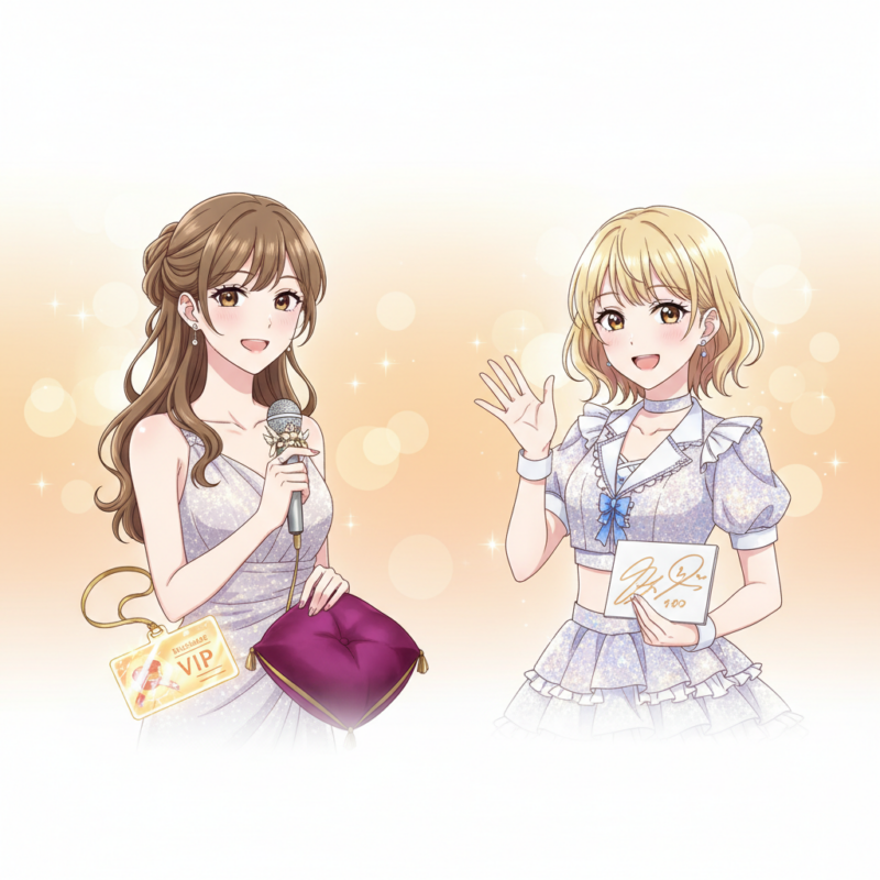 ラウンジ嬢芸能人やアイドルとの接点の解説イメージ