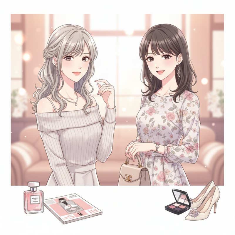 ラウンジ嬢私服ブランド人気ランキングの解説イメージ