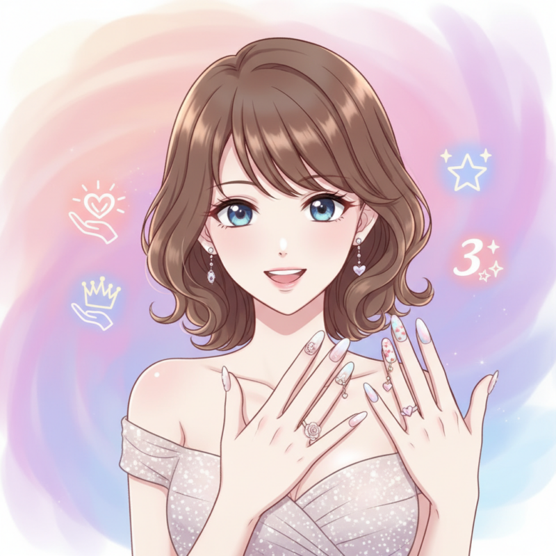 客受けを最大化する！ラウンジ嬢ネイル選びの3つのポイント