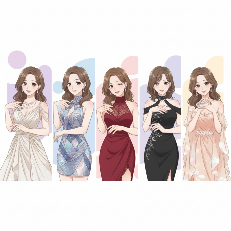 【2026年厳選】客受け抜群！ラウンジ嬢におすすめのデザイン5選