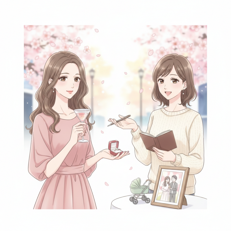 ラウンジ嬢結婚事情と引退後の進路の解説イメージ