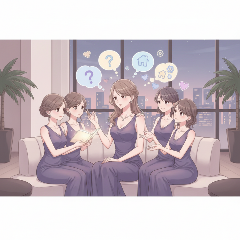 【将来・プライベート編】ラウンジ嬢知恵袋の悩み相談まとめ